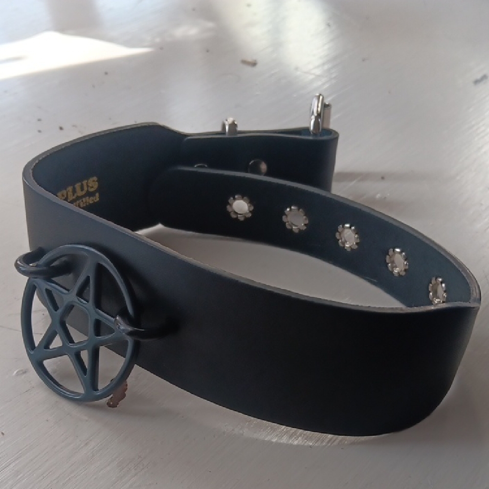 Gothic leather Choker